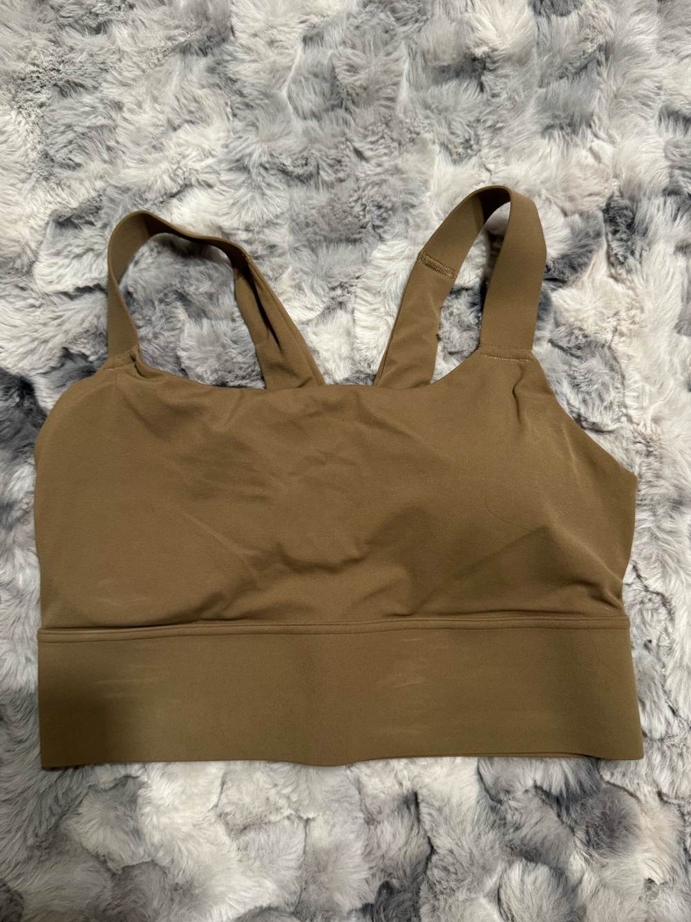 Athleta Seamless Longline Sports Bra - Brown